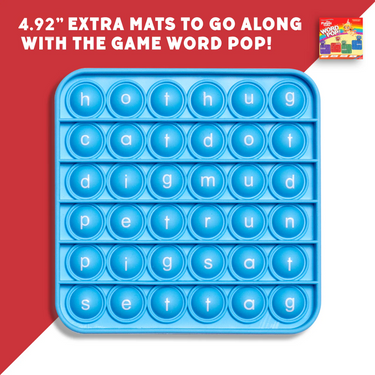 6 Extra CVC Fidget Mats (Word Pop).